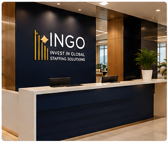 INGO office reception area